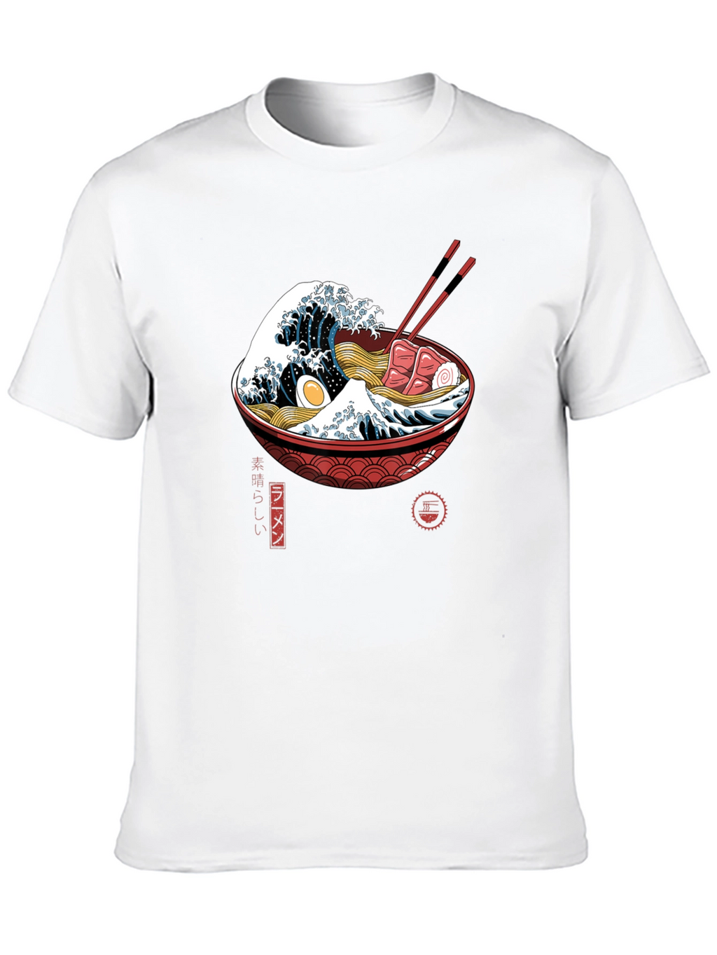 Ramen Wave Graphic Tee - Unique Japanese Inspired T-Shirt
