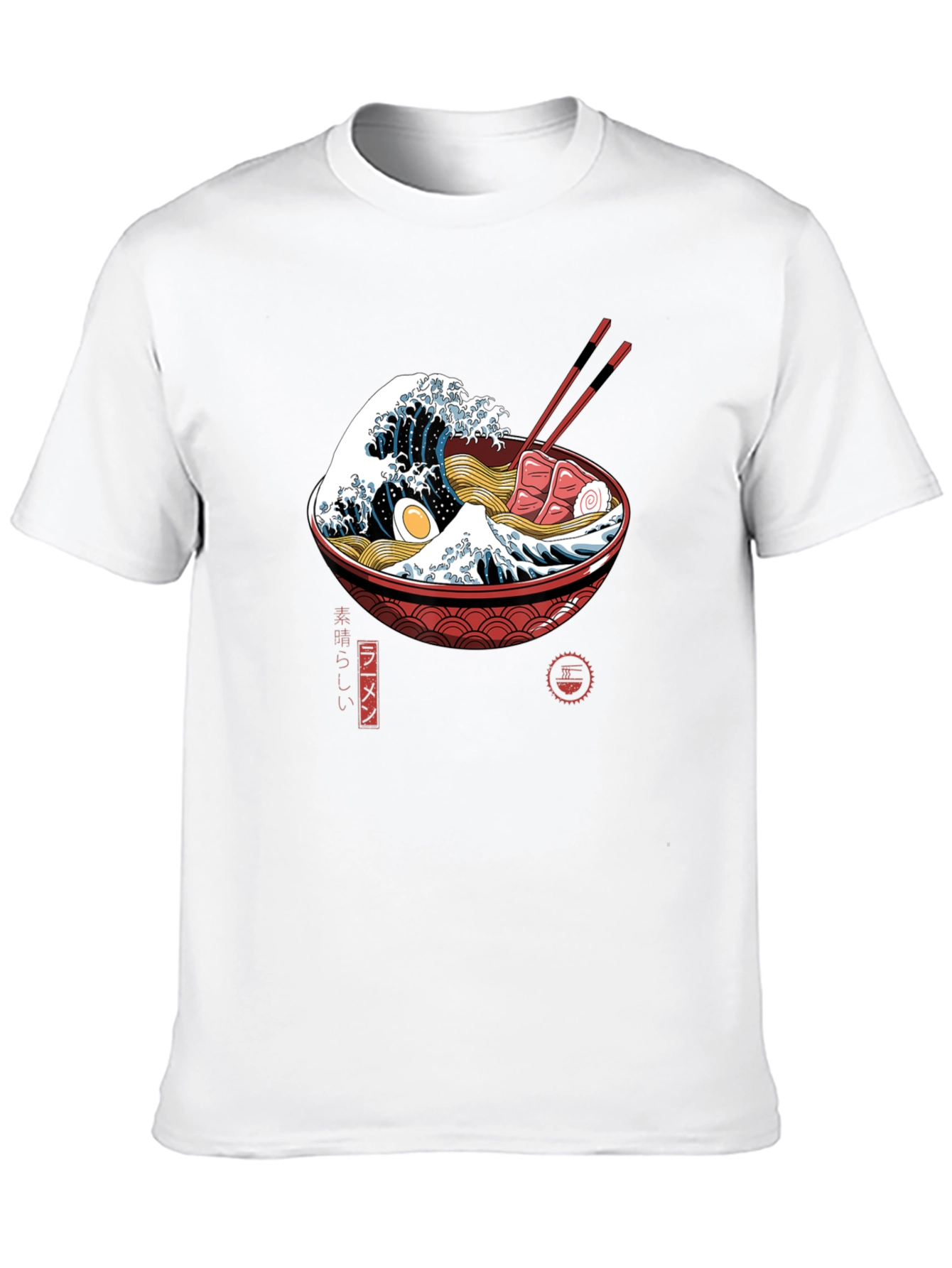 Ramen Wave Graphic Tee - Unique Japanese Inspired T-Shirt