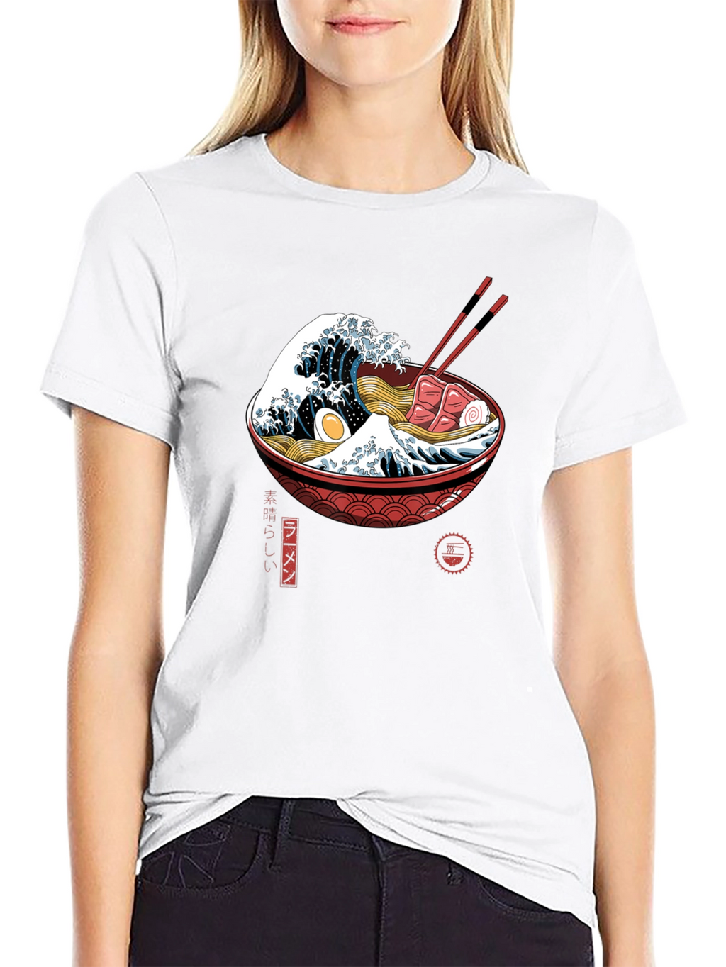 Ramen Wave Graphic Tee - Unique Japanese Inspired T-Shirt