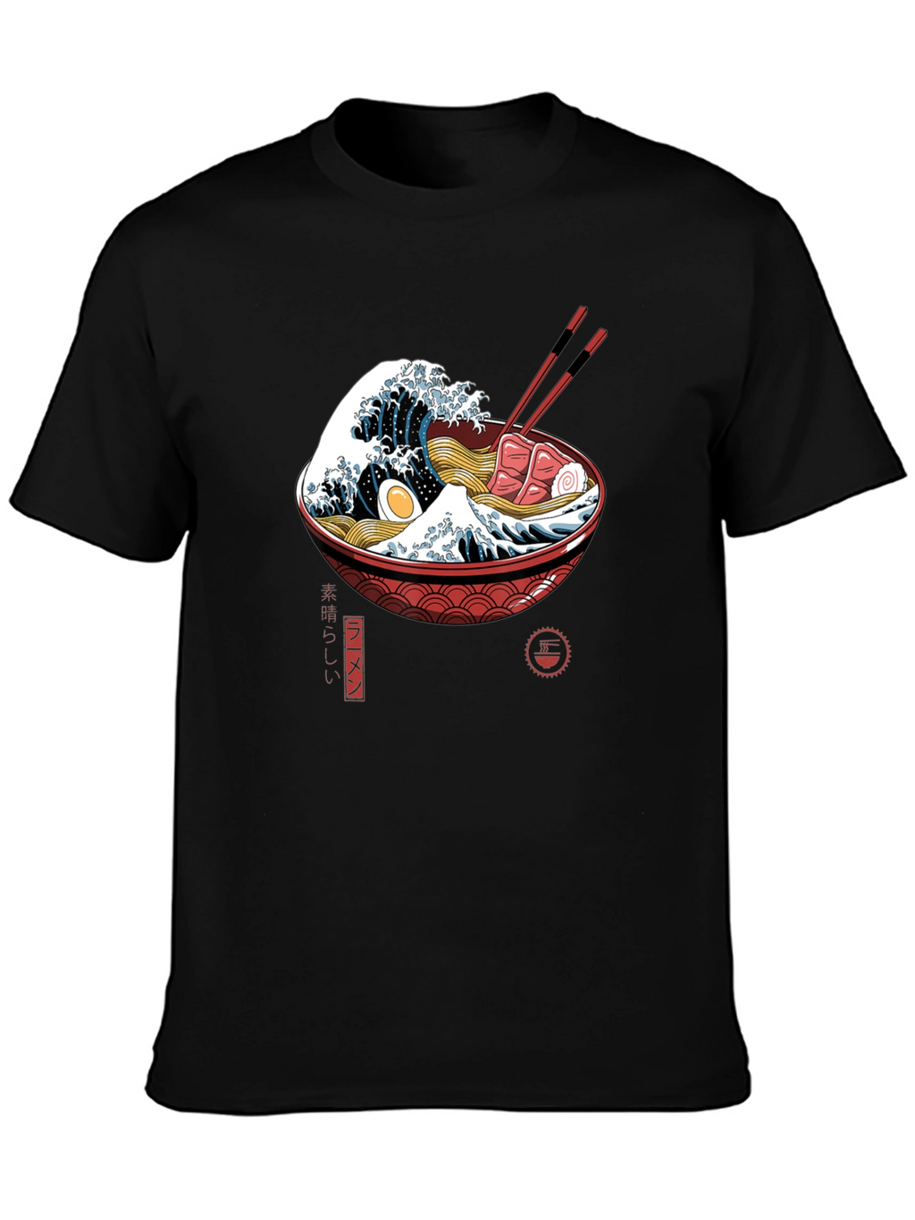 Ramen Wave Graphic Tee - Unique Japanese Inspired T-Shirt