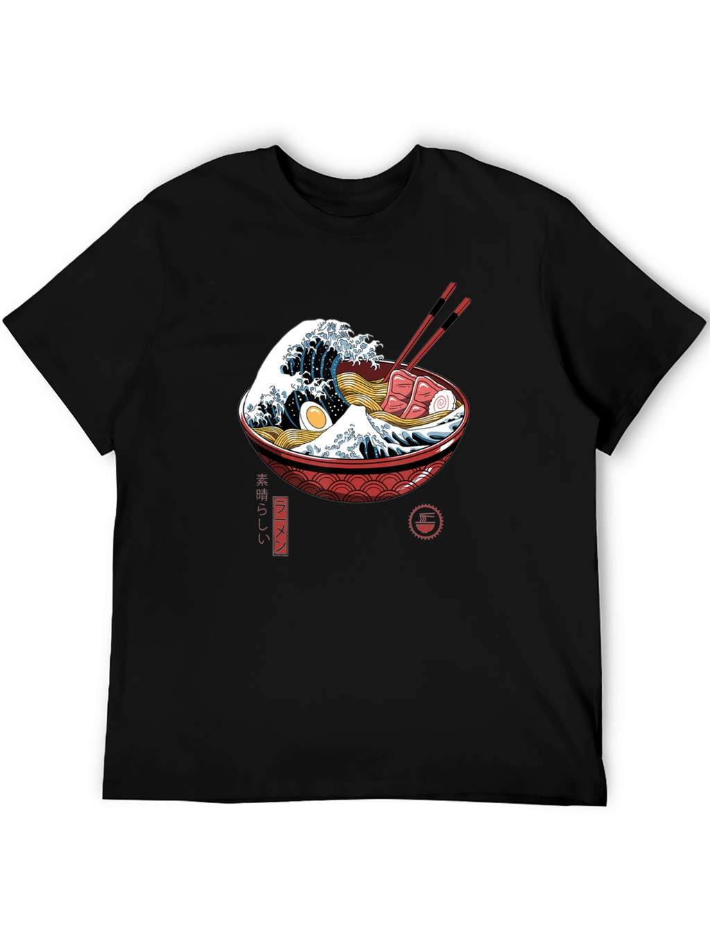 Ramen Wave Graphic Tee - Unique Japanese Inspired T-Shirt