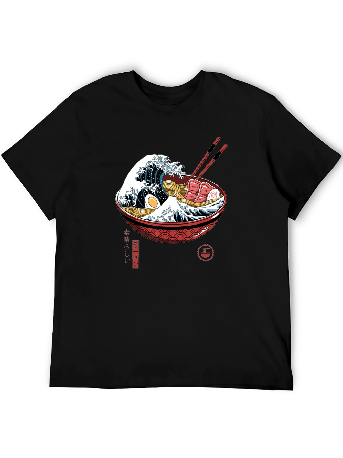 Ramen Wave Graphic Tee - Unique Japanese Inspired T-Shirt