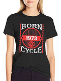 Born 1973 to Cycle Black T-Shirt