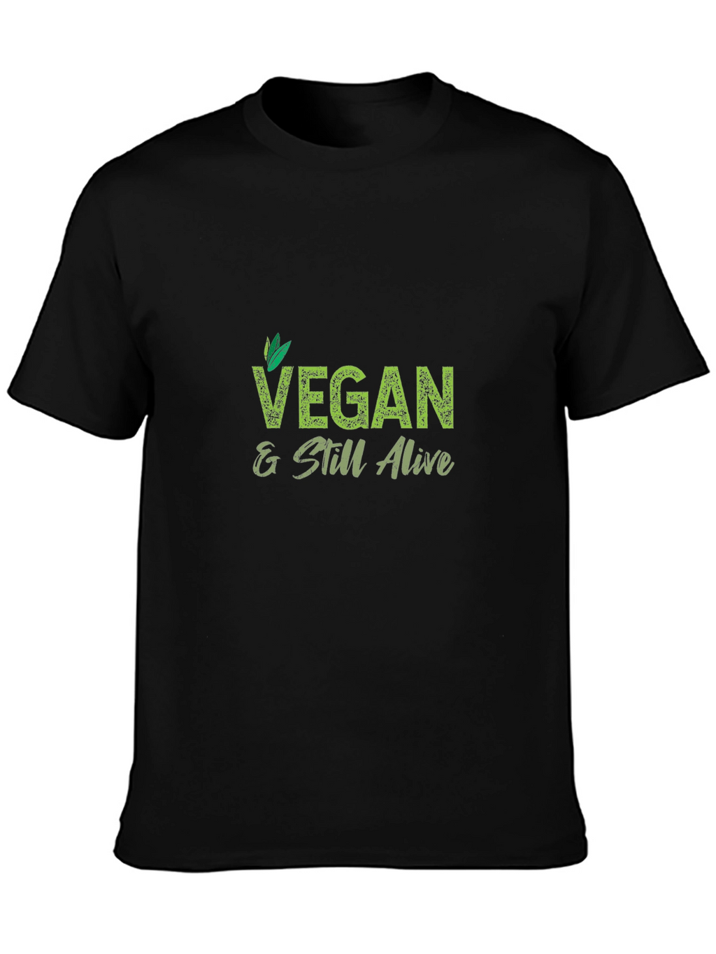 Vegan & Still Alive Black T-Shirt