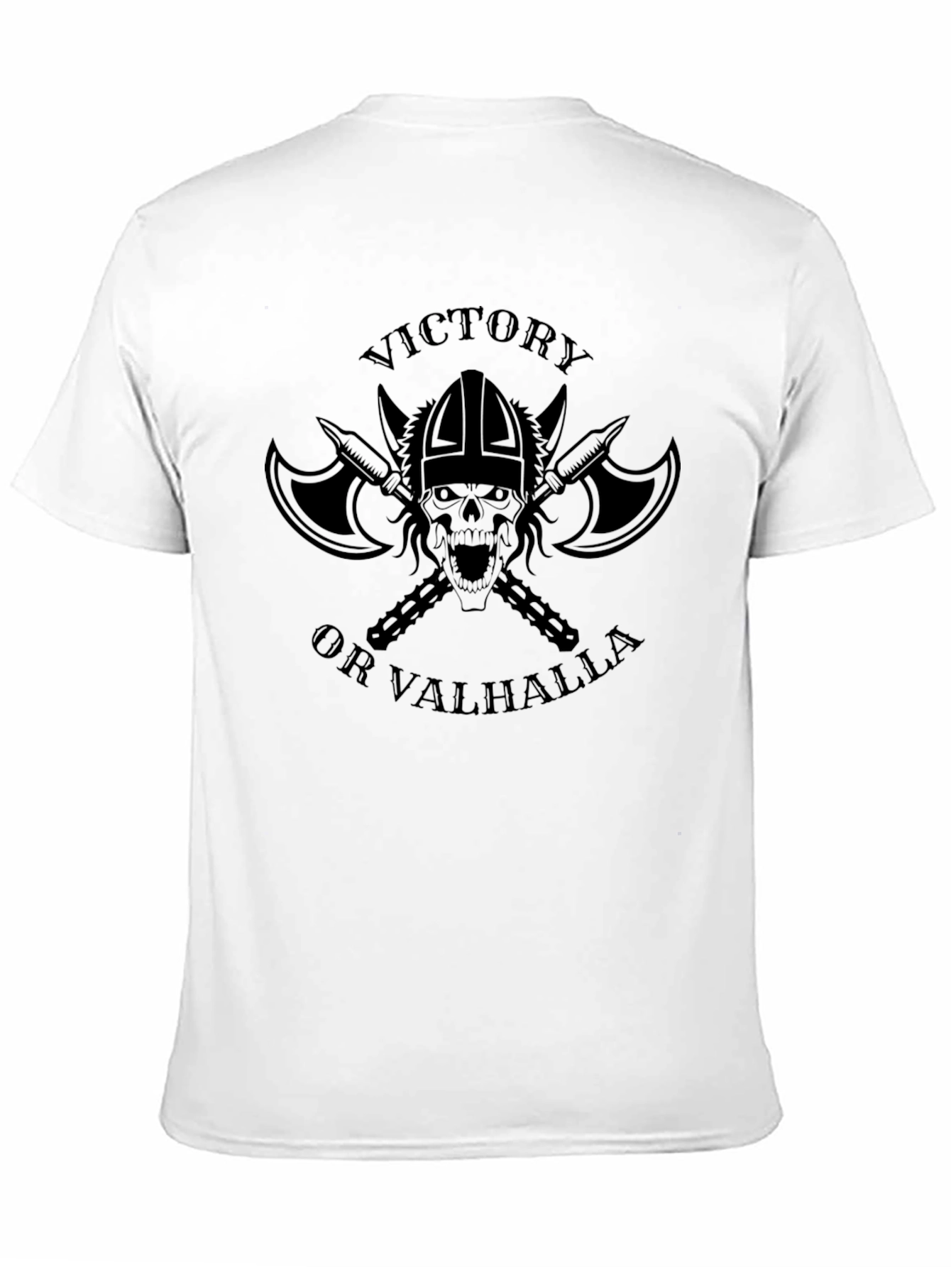 Victory or Valhalla Viking Graphic Tee