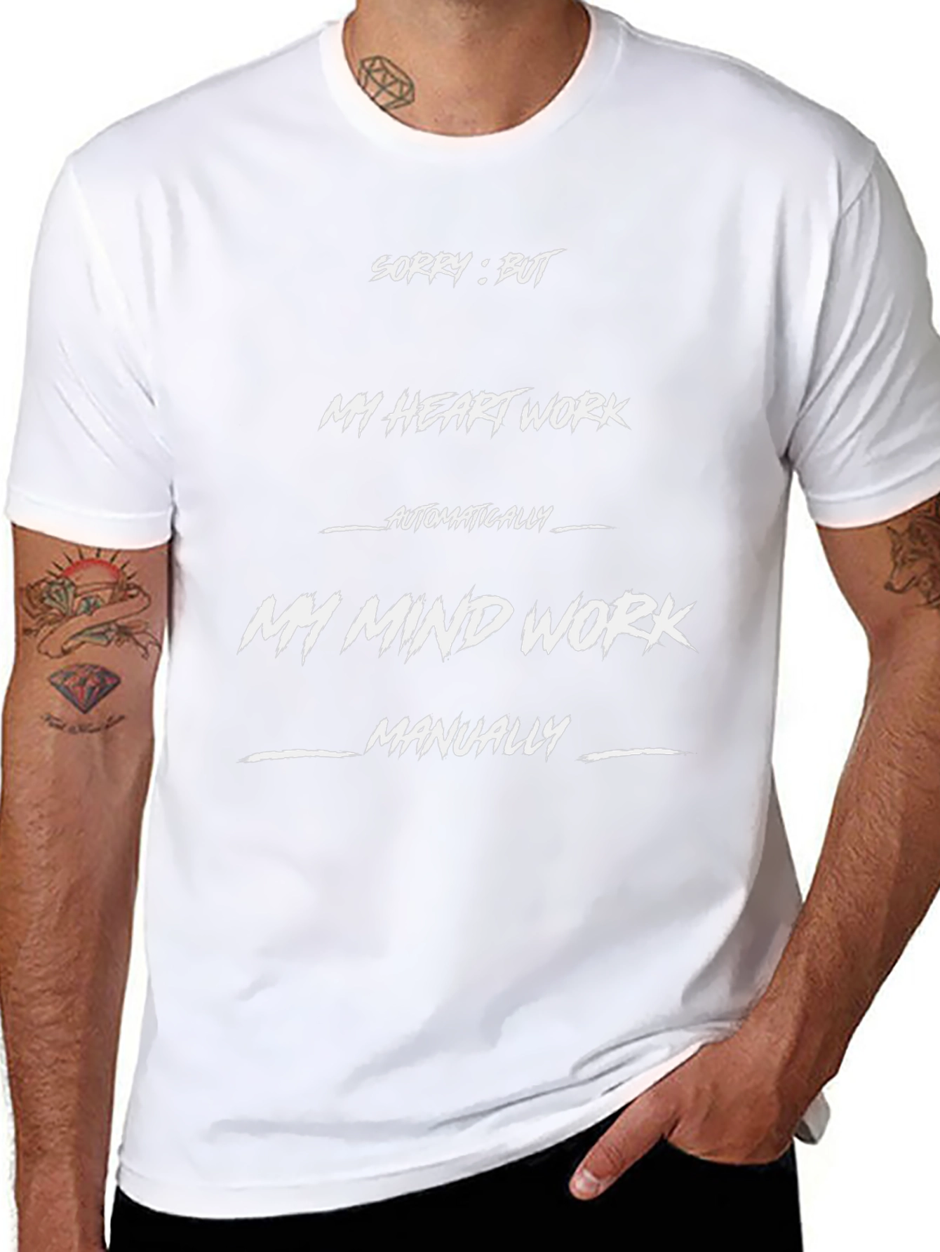 Humorous Heart & Mind Work T-Shirt