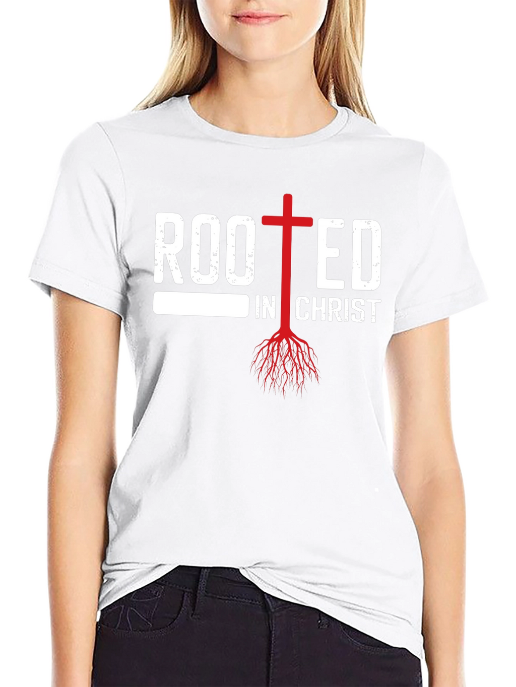 Rooted in Christ Christian T-Shirt