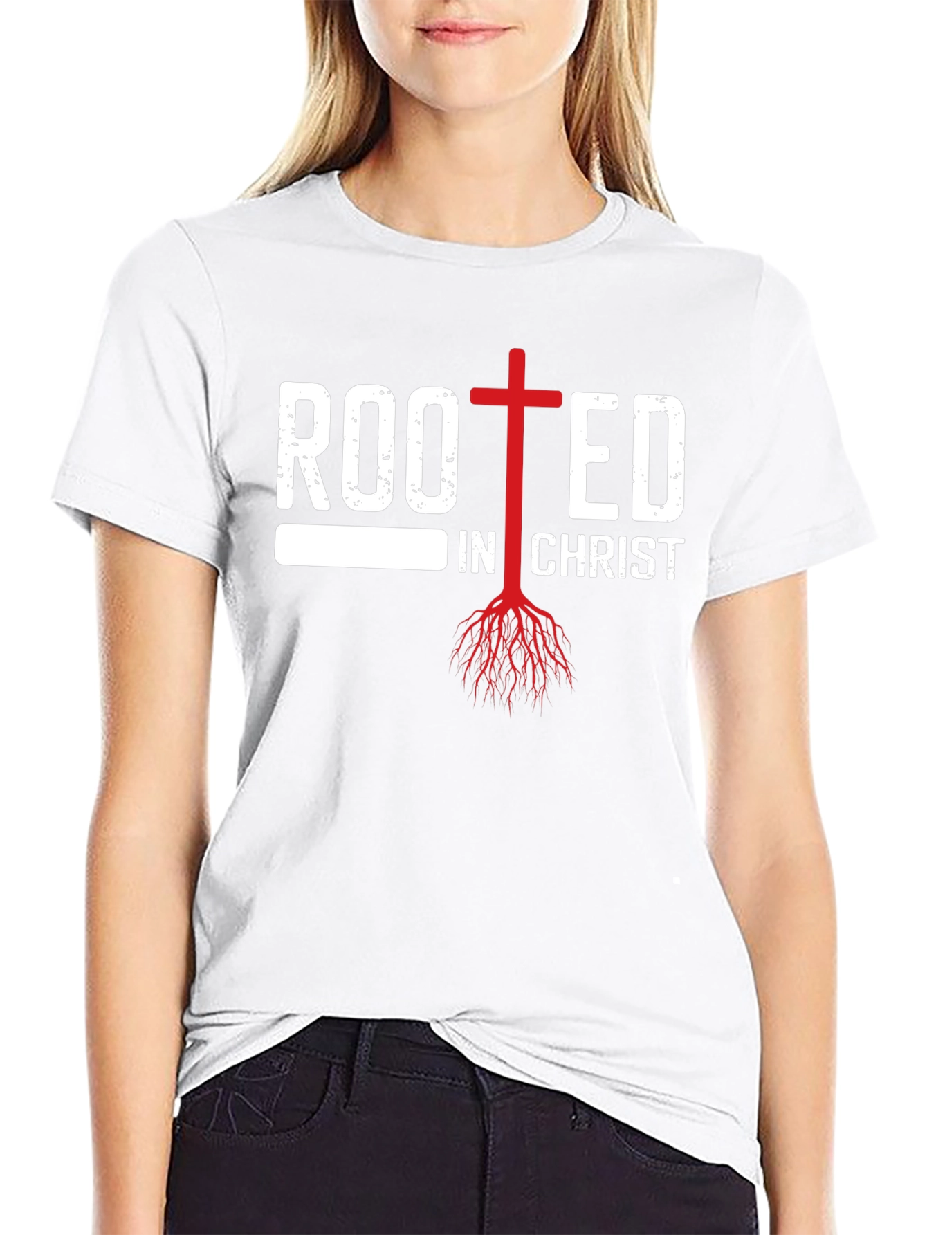 Rooted in Christ Christian T-Shirt