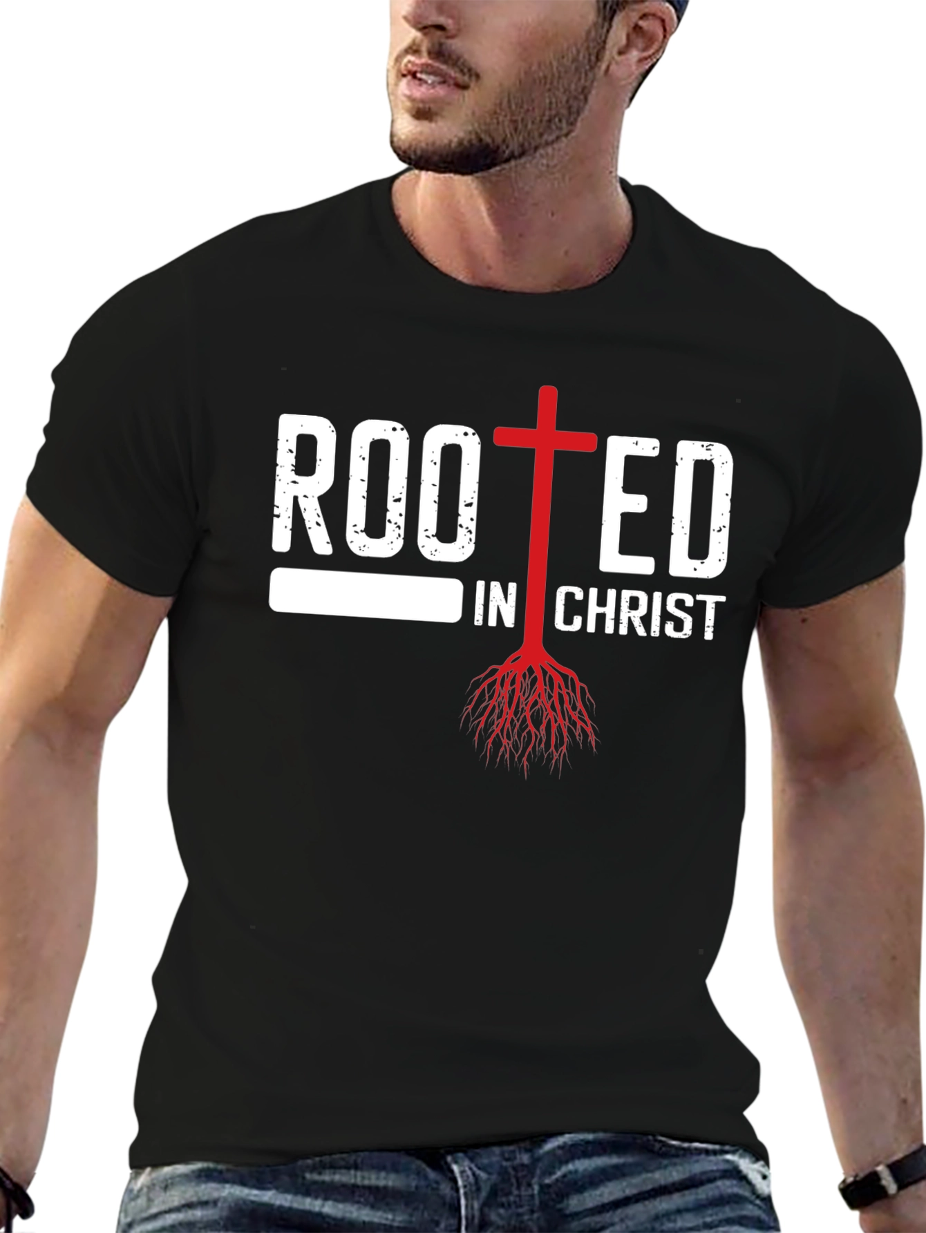 Rooted in Christ Christian T-Shirt