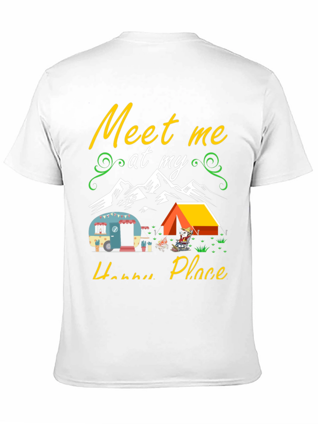 Happy Place Camping Graphic Tee