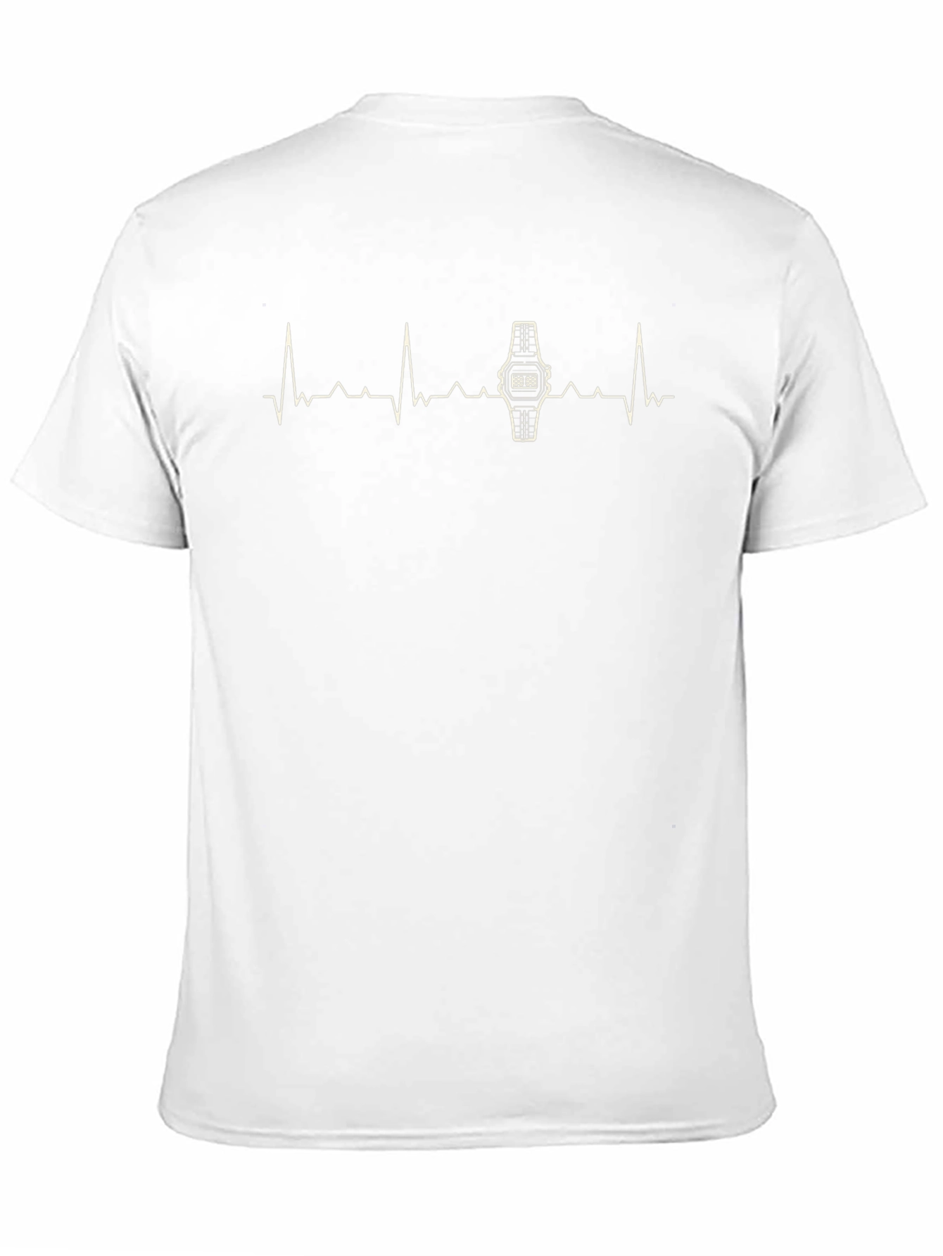 Heartbeat Watch Graphic Tee - Black