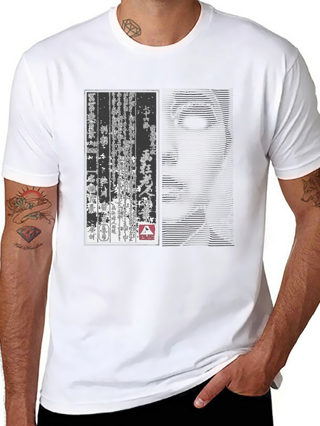 Japanese Art Graphic Print T-Shirt