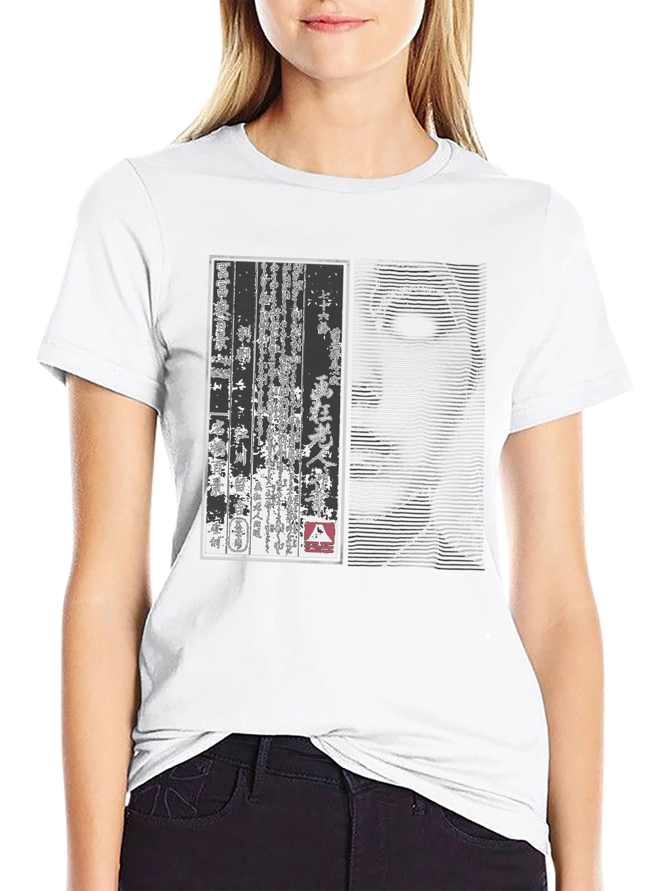 Japanese Art Graphic Print T-Shirt