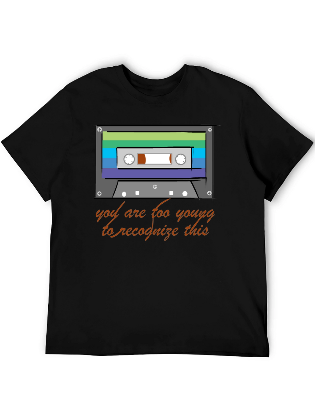 Retro Cassette Tape Graphic T-Shirt - 80s/90s Throwback