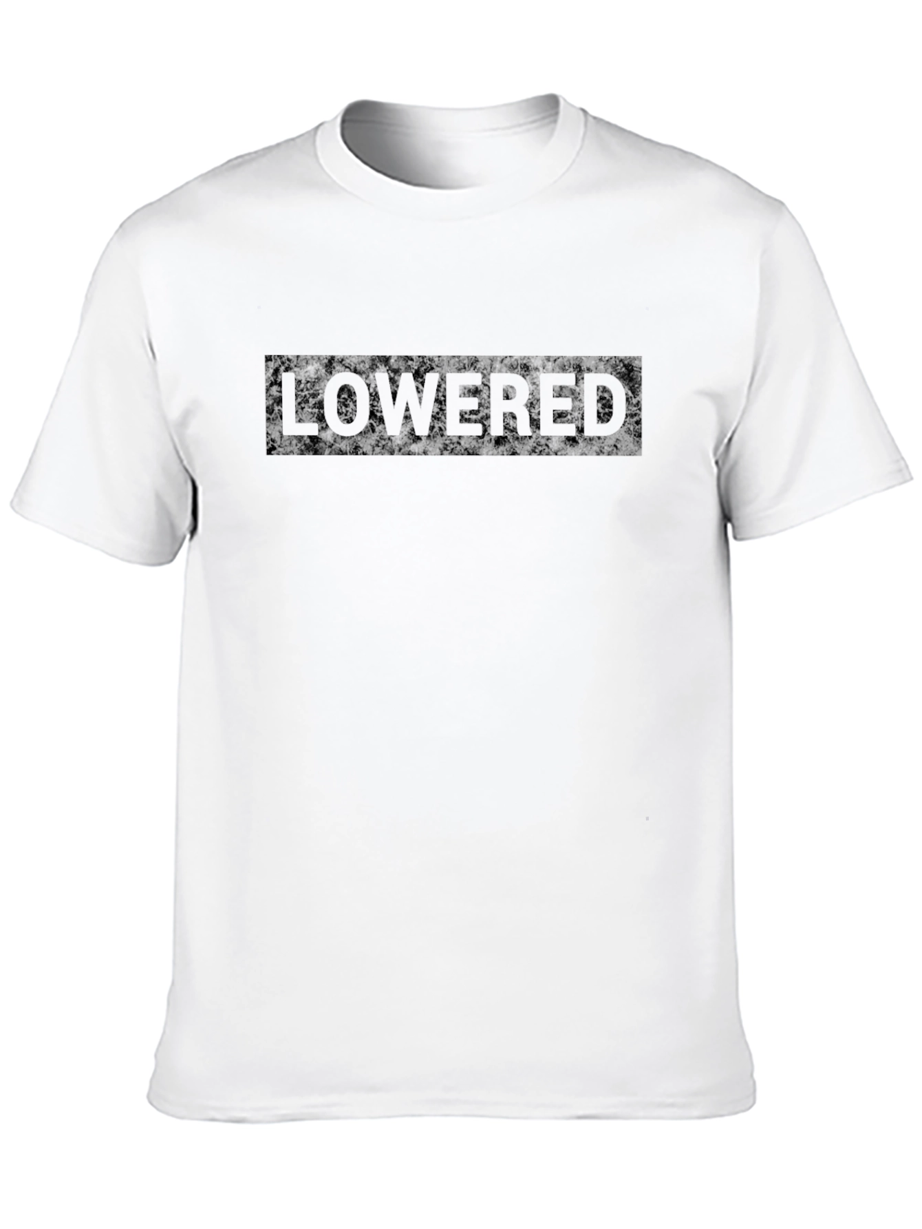 Lowered Black T-Shirt - Mens Graphic Tee