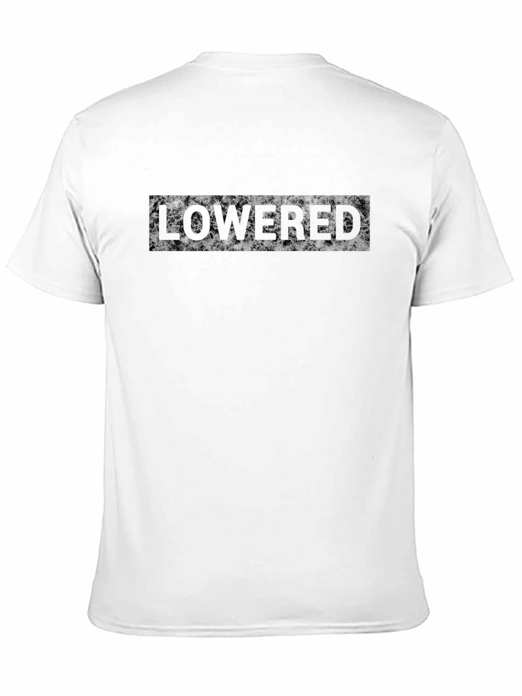 Lowered Black T-Shirt - Mens Graphic Tee