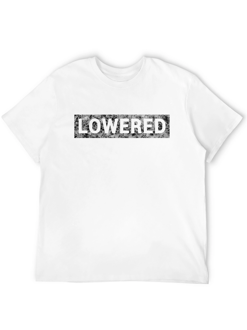 Lowered Black T-Shirt - Mens Graphic Tee