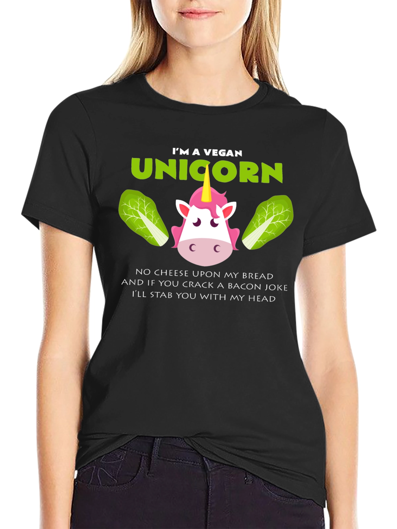 Vegan Unicorn T-Shirt - Funny Animal Lover Tee