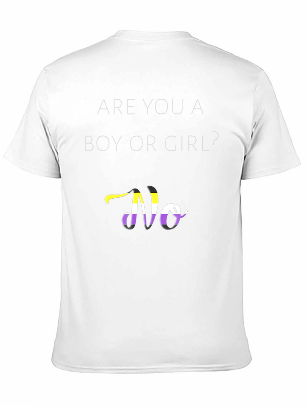 Non-Binary Pride T-Shirt - Gender Questioning Apparel