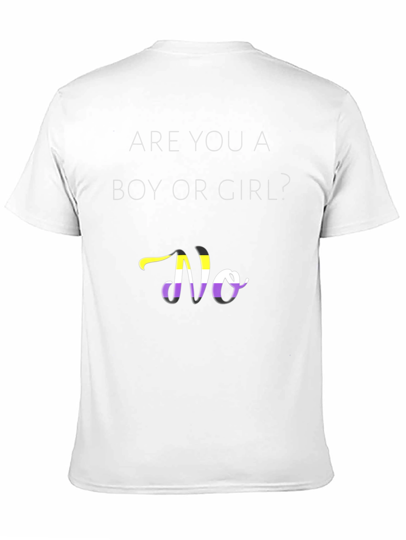 Non-Binary Pride T-Shirt - Gender Questioning Apparel