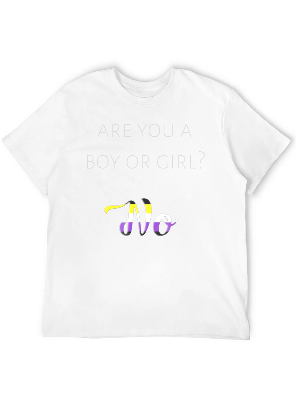 Non-Binary Pride T-Shirt - Gender Questioning Apparel