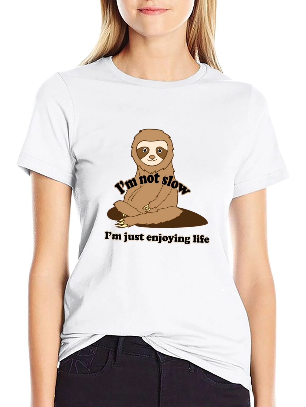 Funny Sloth Enjoying Life T-Shirt