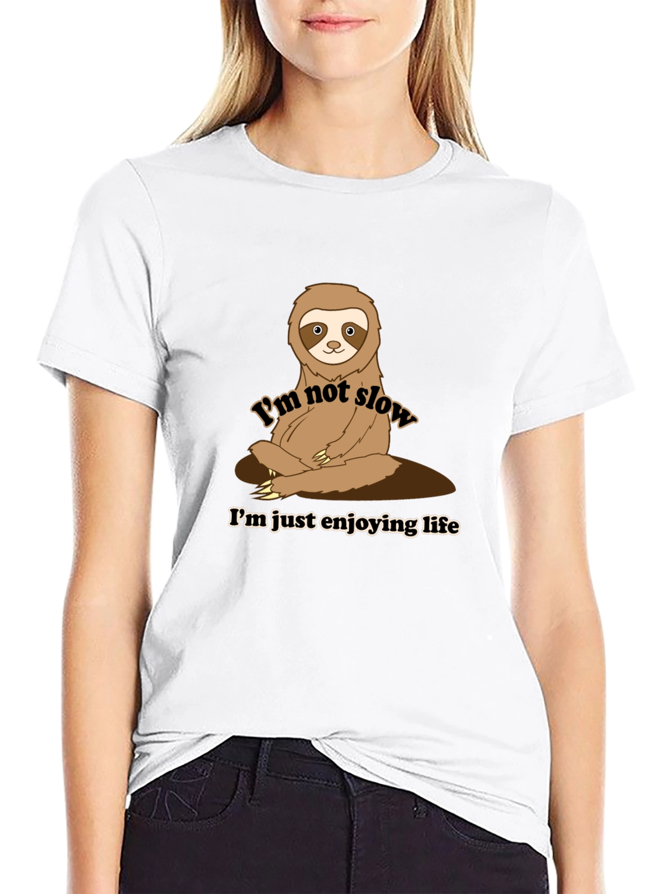 Funny Sloth Enjoying Life T-Shirt