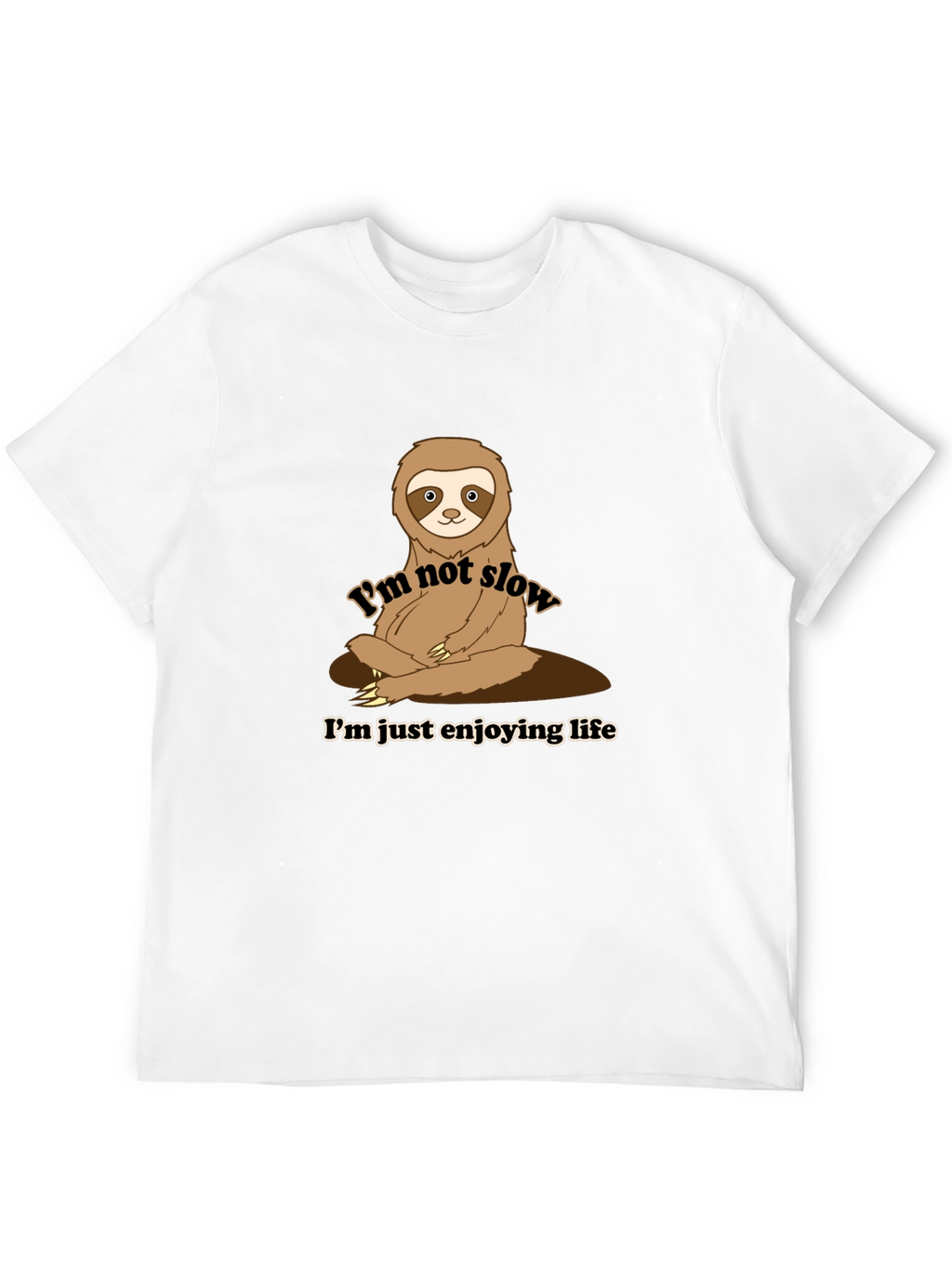 Funny Sloth Enjoying Life T-Shirt