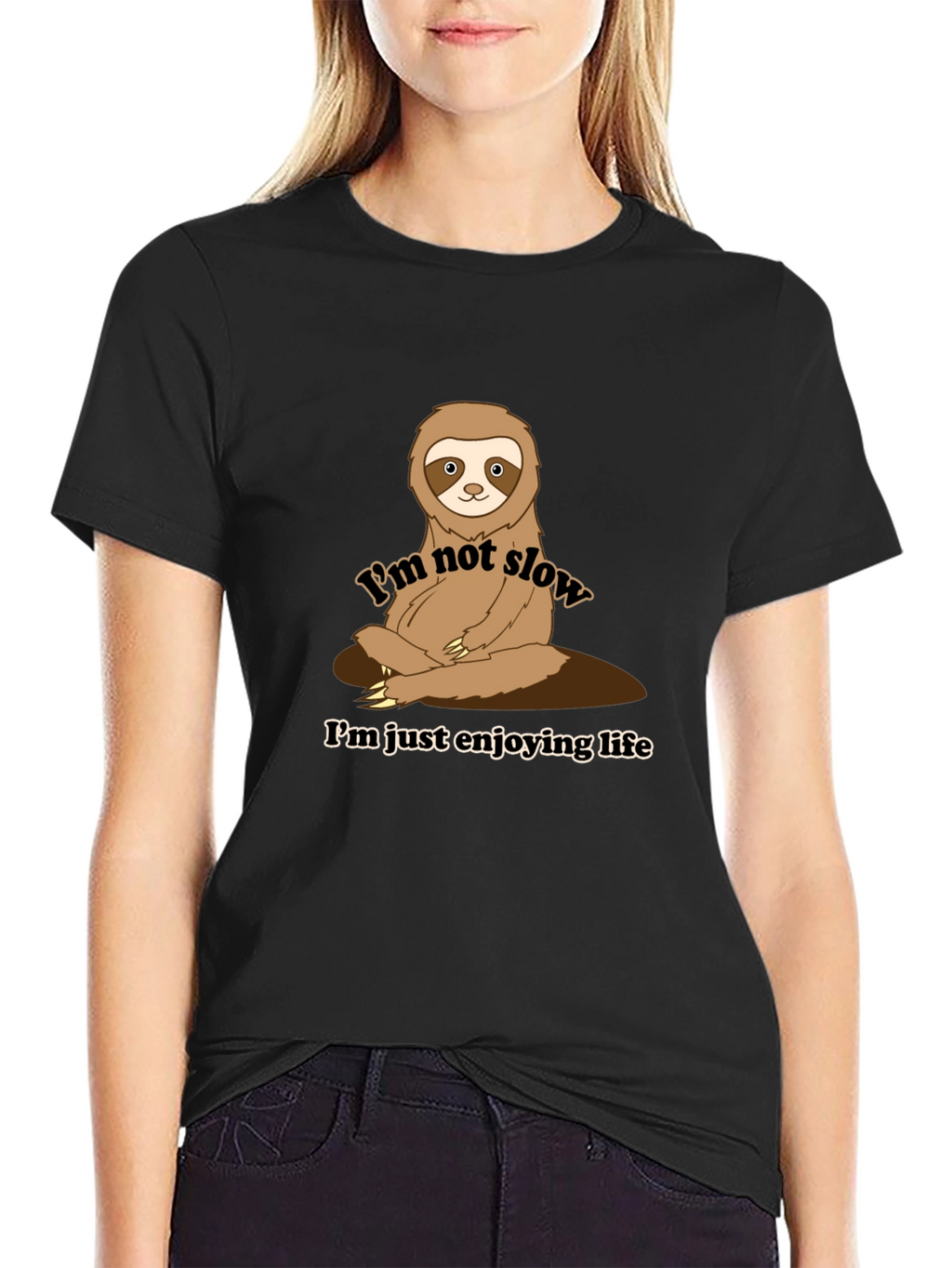 Funny Sloth Enjoying Life T-Shirt