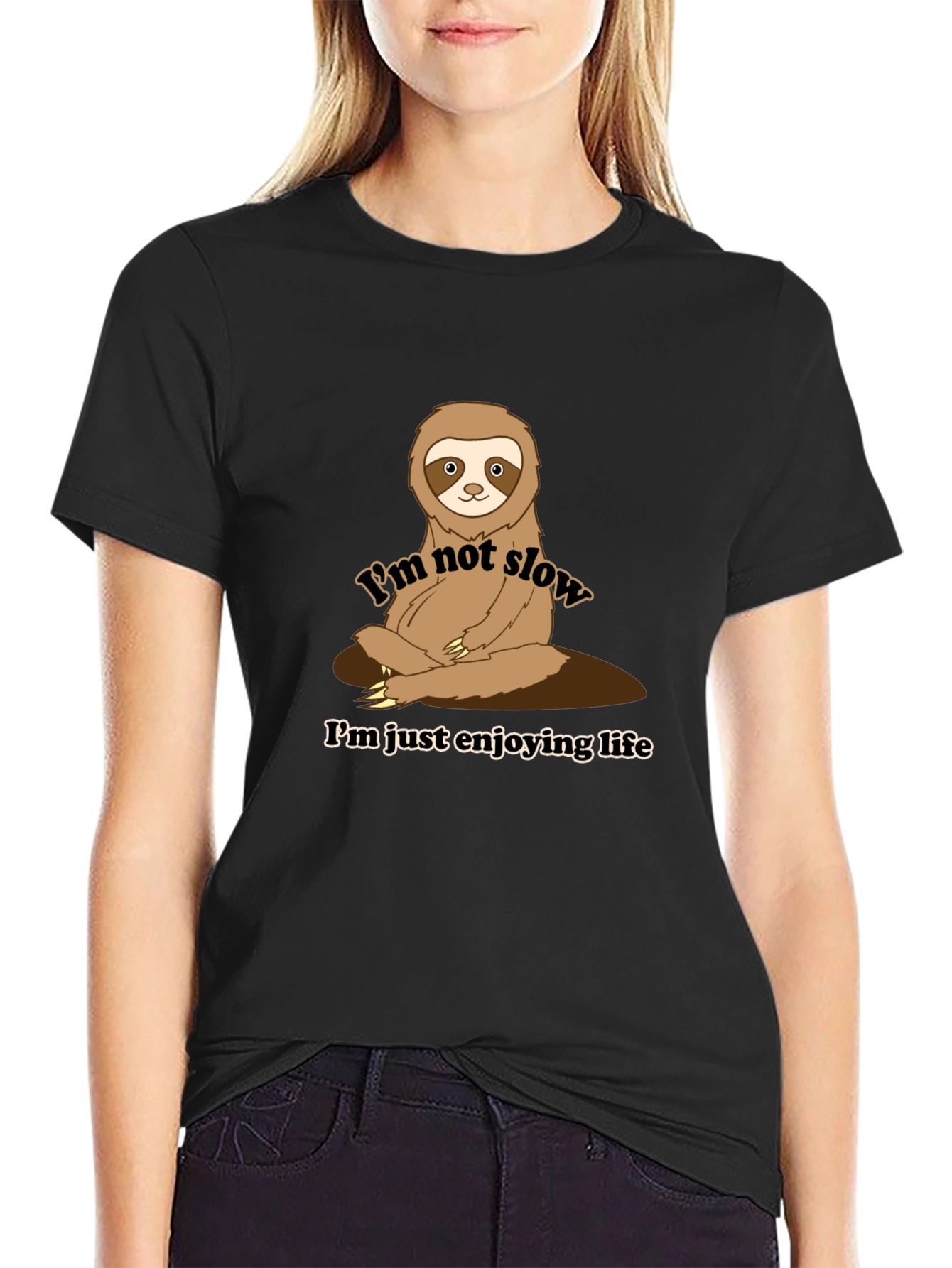 Funny Sloth Enjoying Life T-Shirt