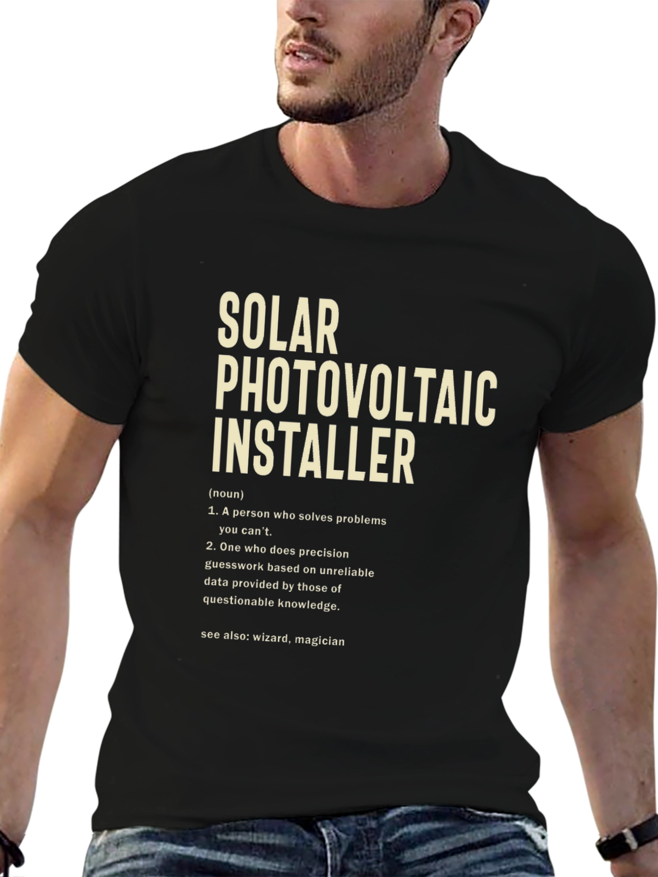 Solar Photovoltaic Installer Definition T-Shirt