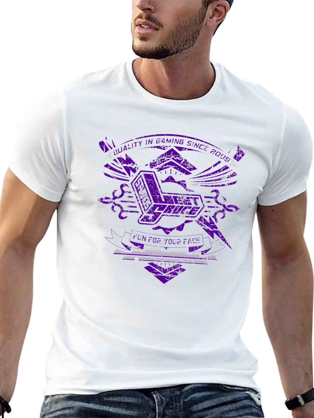 Best Price Purple Gaming T-Shirt