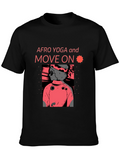 Afro Yoga Graphic Tee - Move On