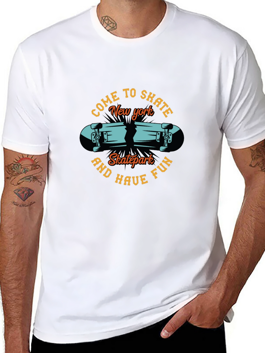 Skatepark T-Shirt - Come Skate New York