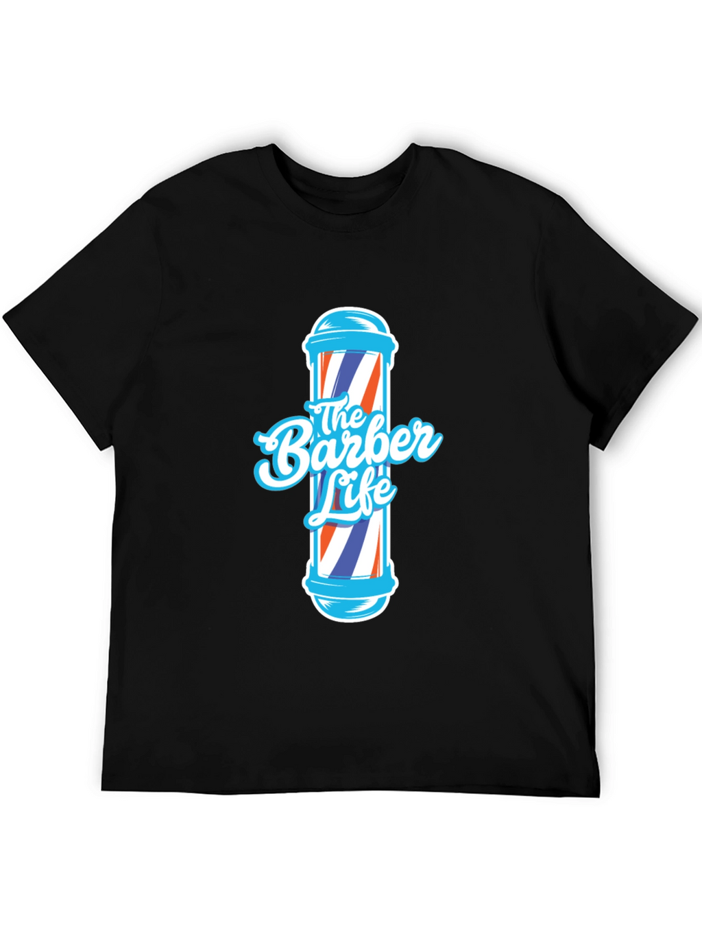 The Barber Life T-Shirt - Cool Barber Pole Design