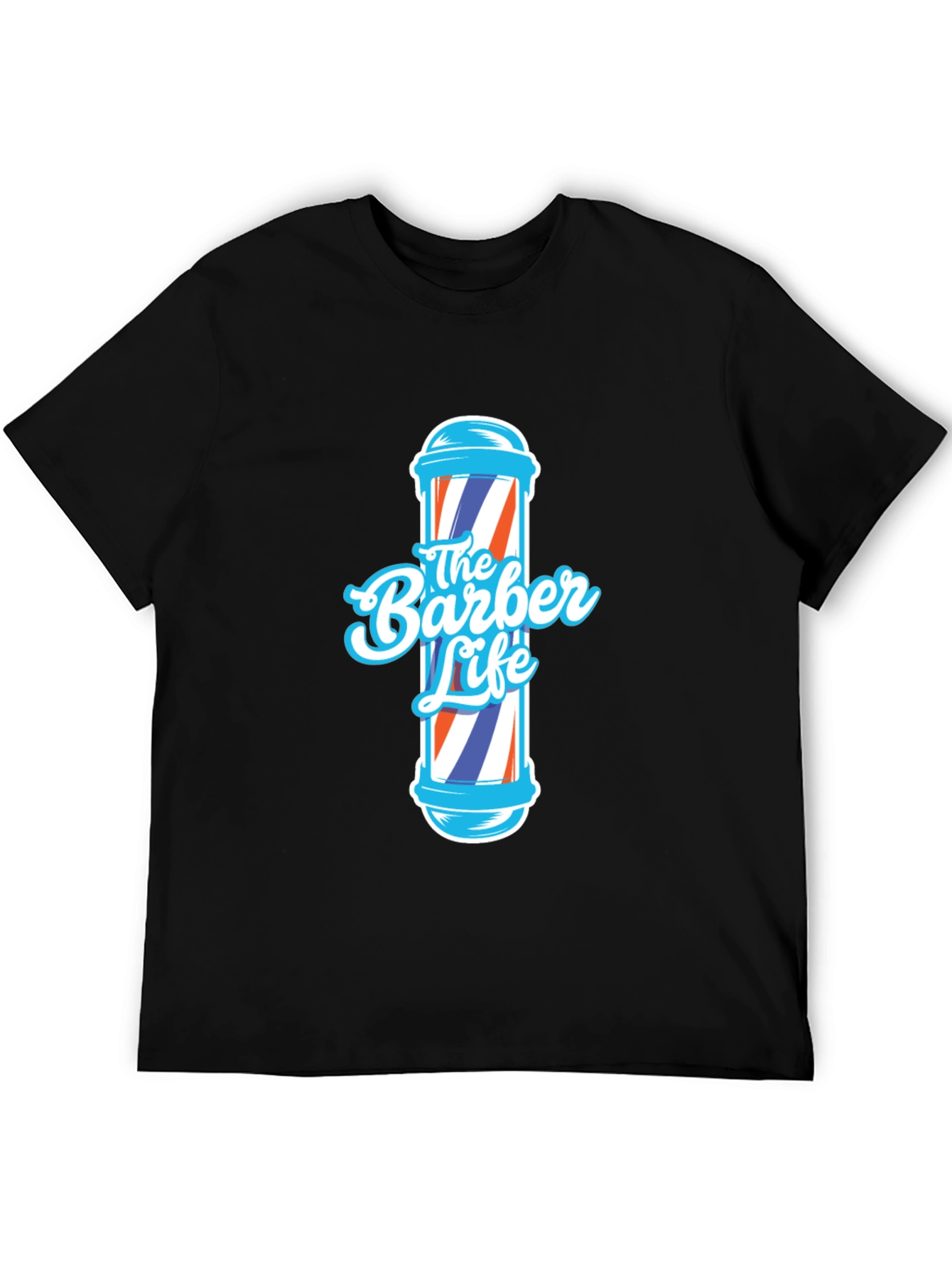 The Barber Life T-Shirt - Cool Barber Pole Design