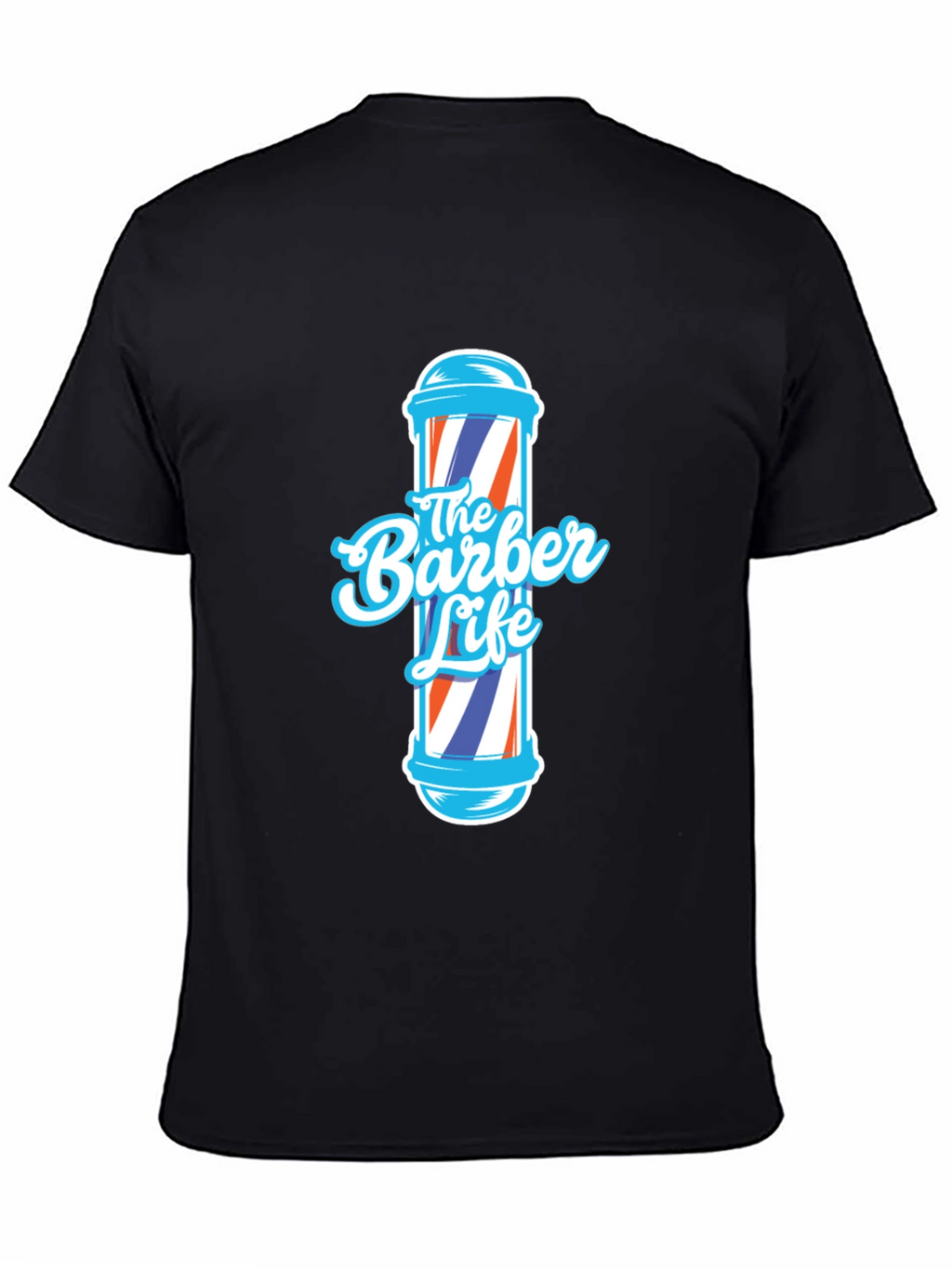 The Barber Life T-Shirt - Cool Barber Pole Design