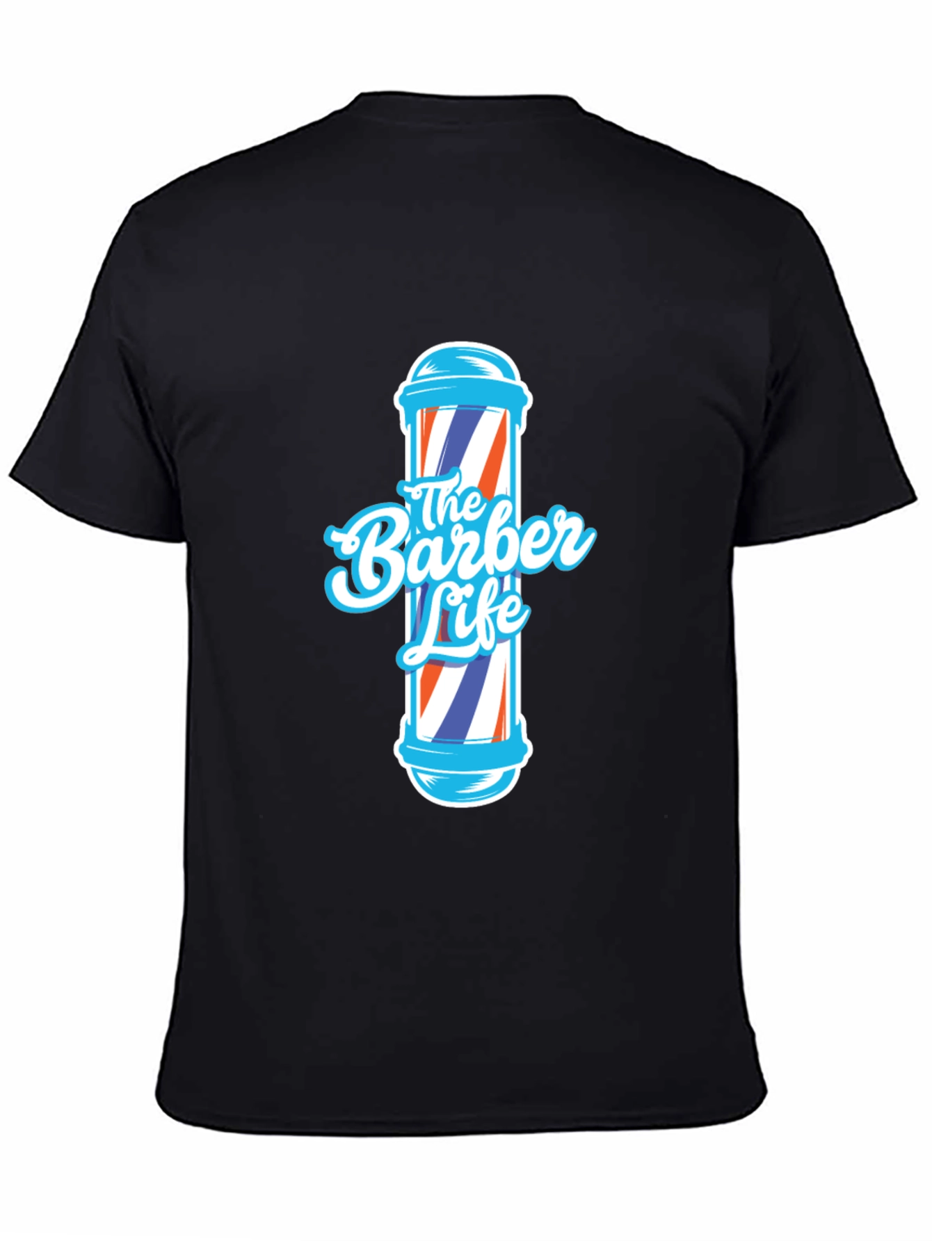 The Barber Life T-Shirt - Cool Barber Pole Design