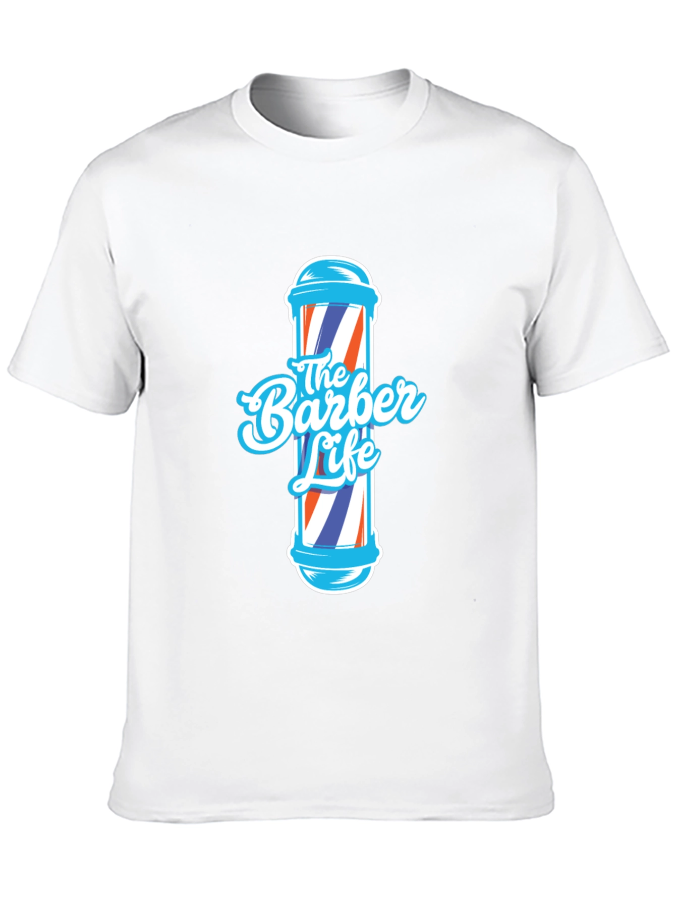 The Barber Life T-Shirt - Cool Barber Pole Design