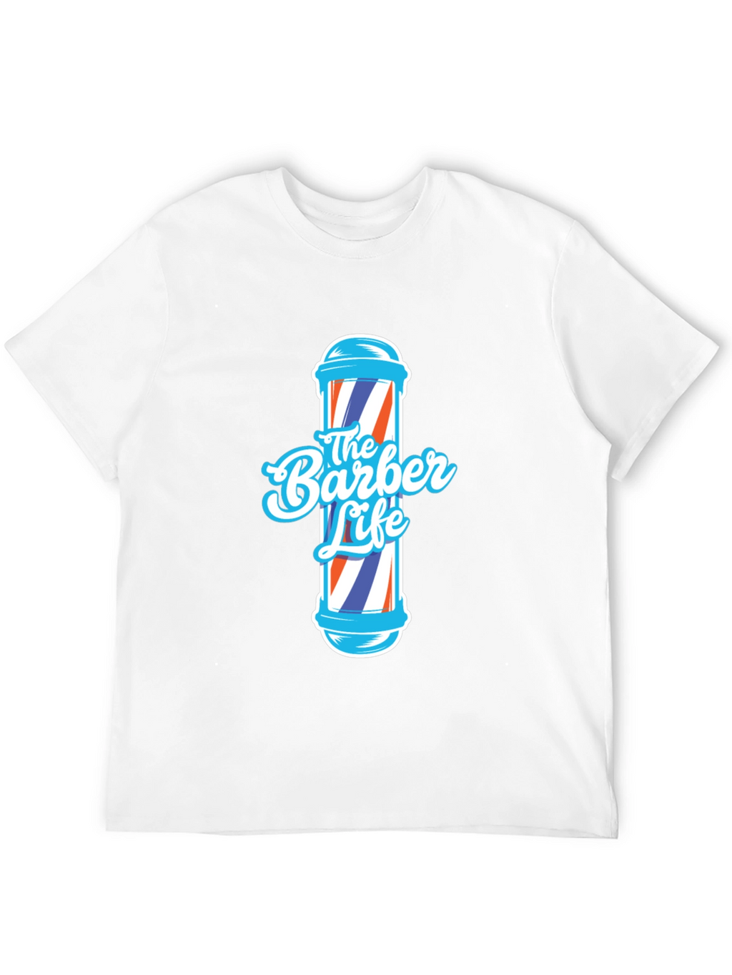 The Barber Life T-Shirt - Cool Barber Pole Design