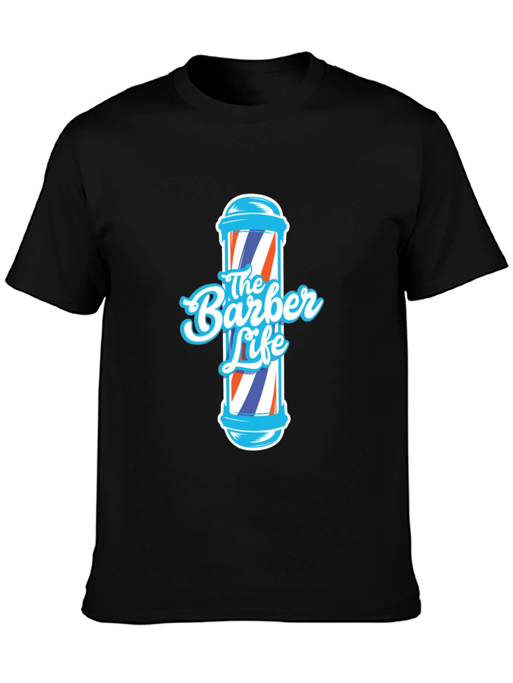 The Barber Life T-Shirt - Cool Barber Pole Design