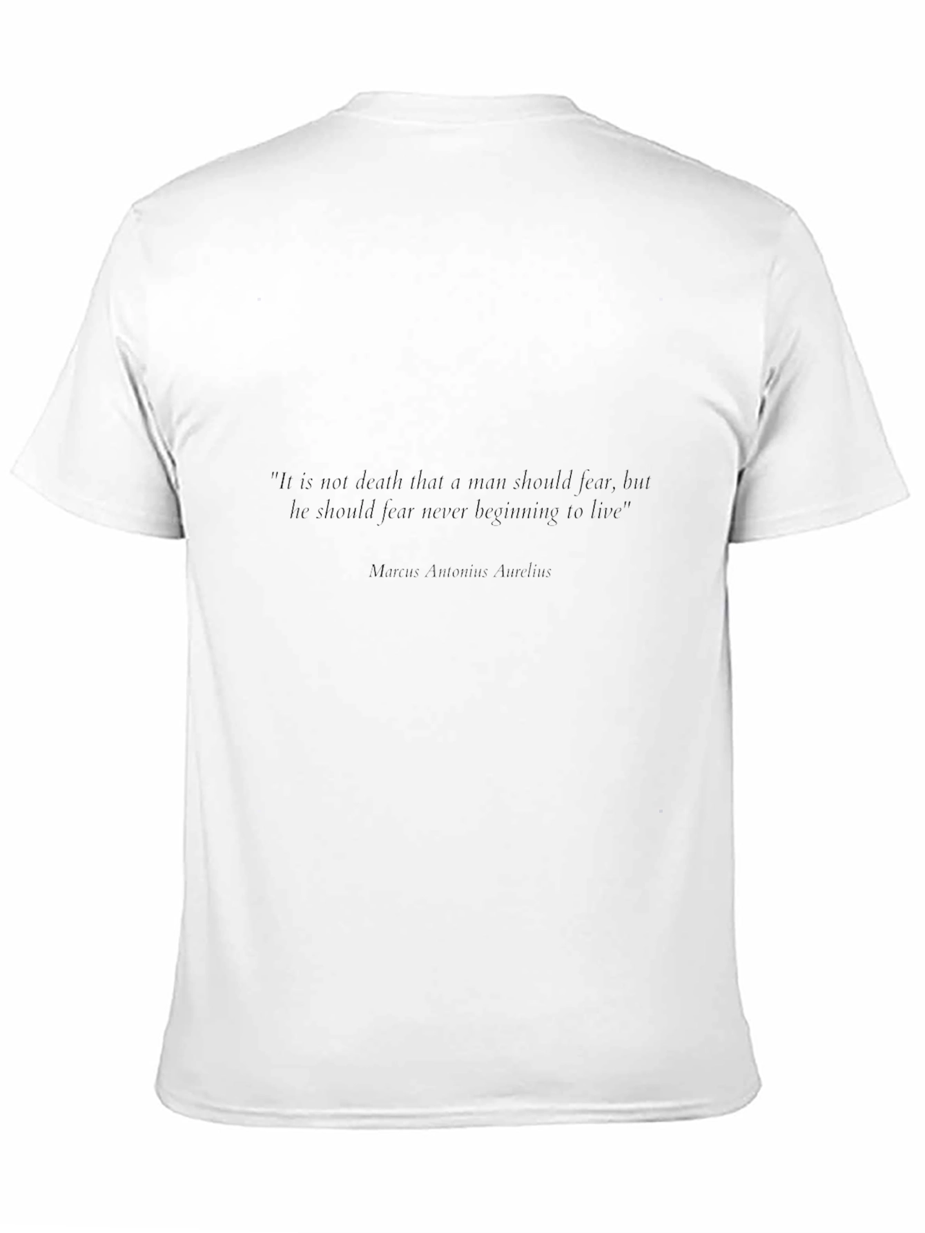 Philosophical Statement Black T-Shirt