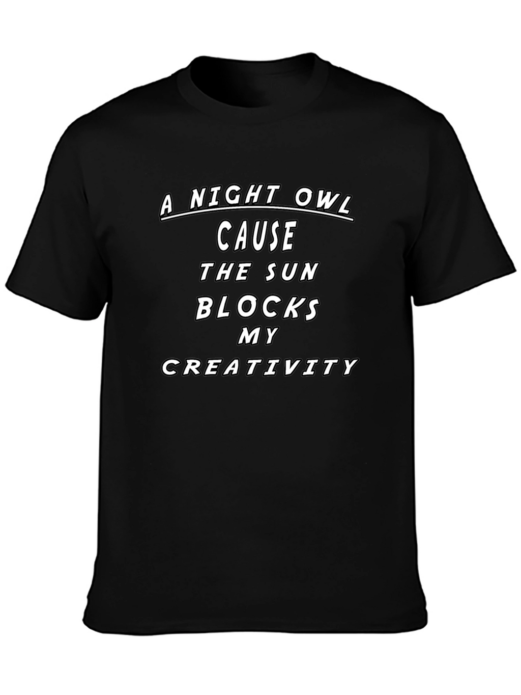 Night Owl Creativity Graphic T-Shirt