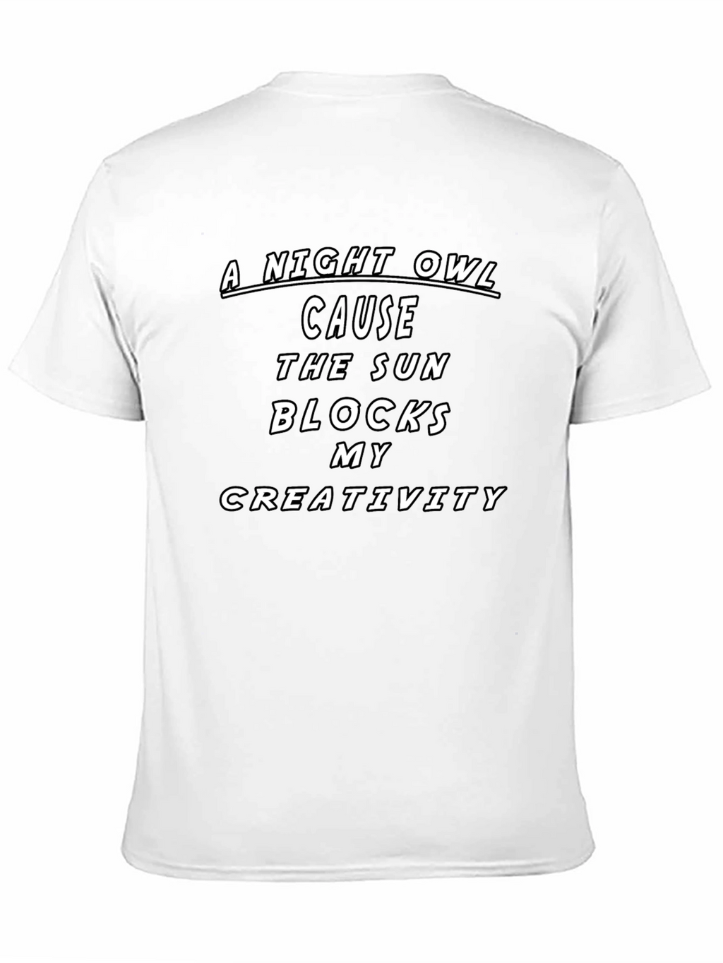 Night Owl Creativity Graphic T-Shirt