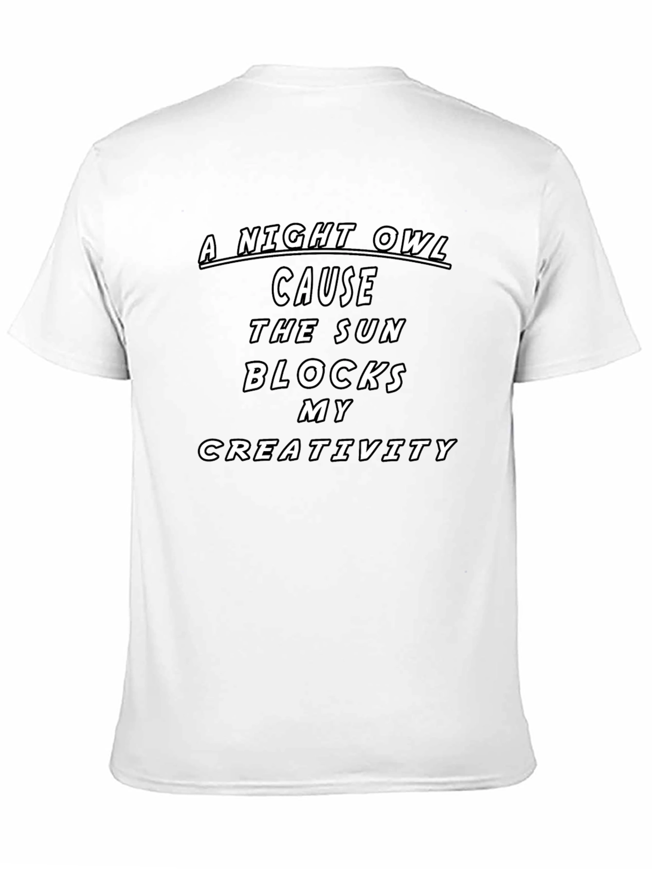 Night Owl Creativity Graphic T-Shirt