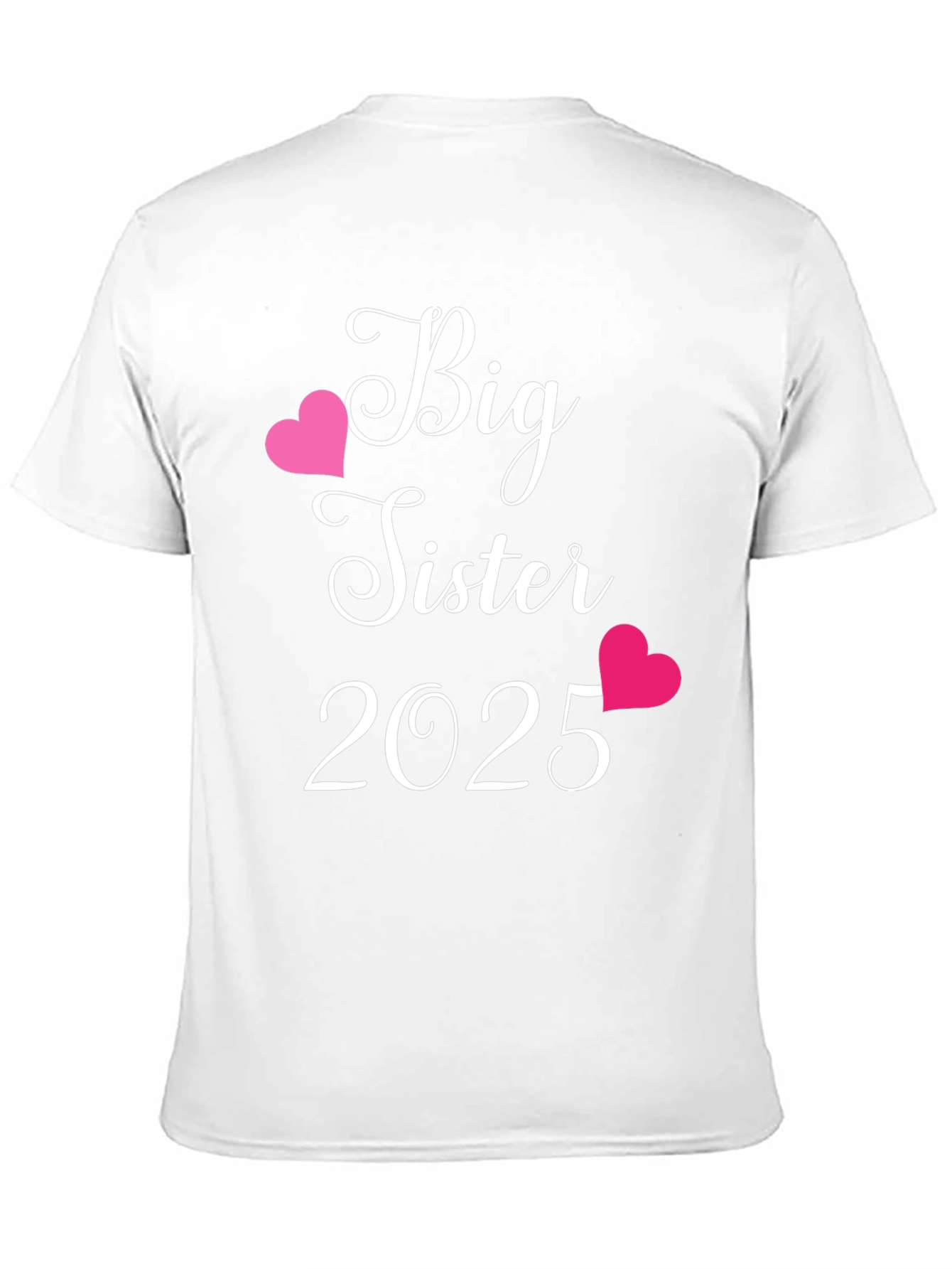 Big Sister 2025 Pregnancy Announcement T-Shirt