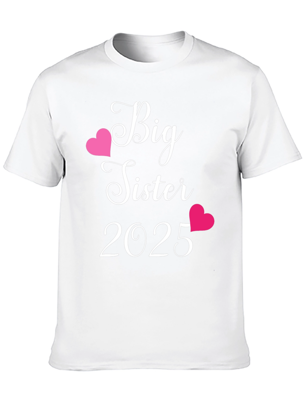 Big Sister 2025 Pregnancy Announcement T-Shirt