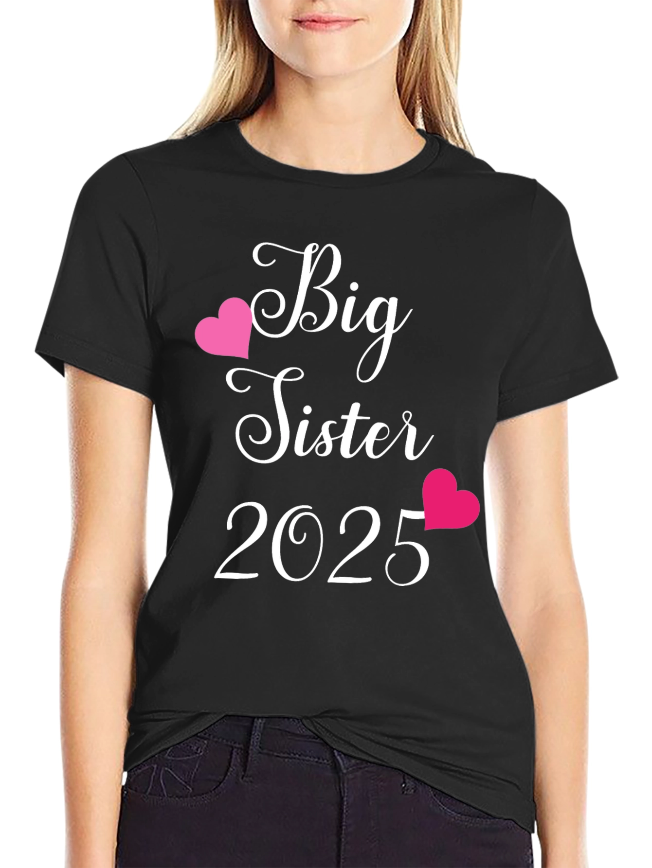Big Sister 2025 Pregnancy Announcement T-Shirt
