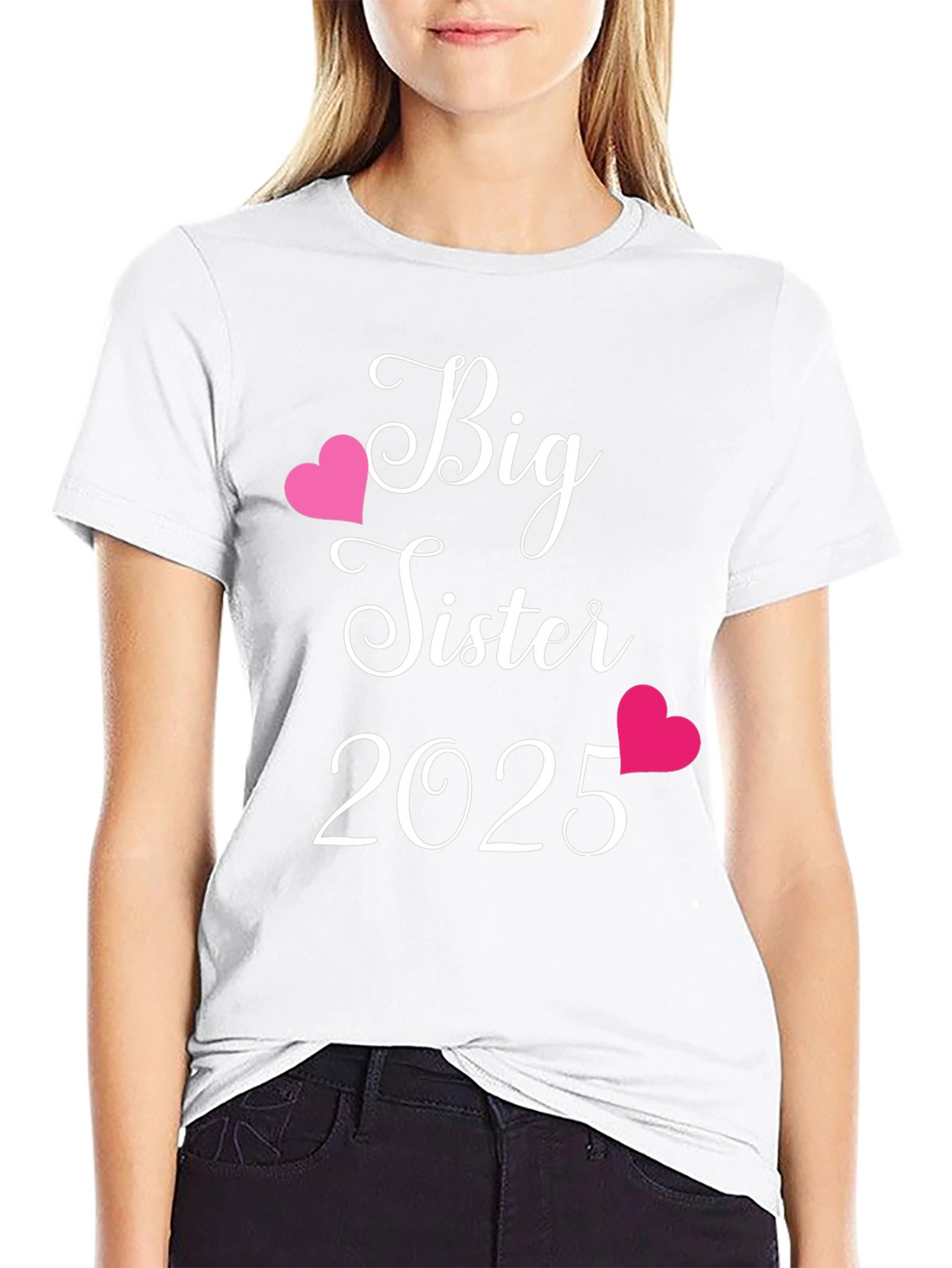 Big Sister 2025 Pregnancy Announcement T-Shirt