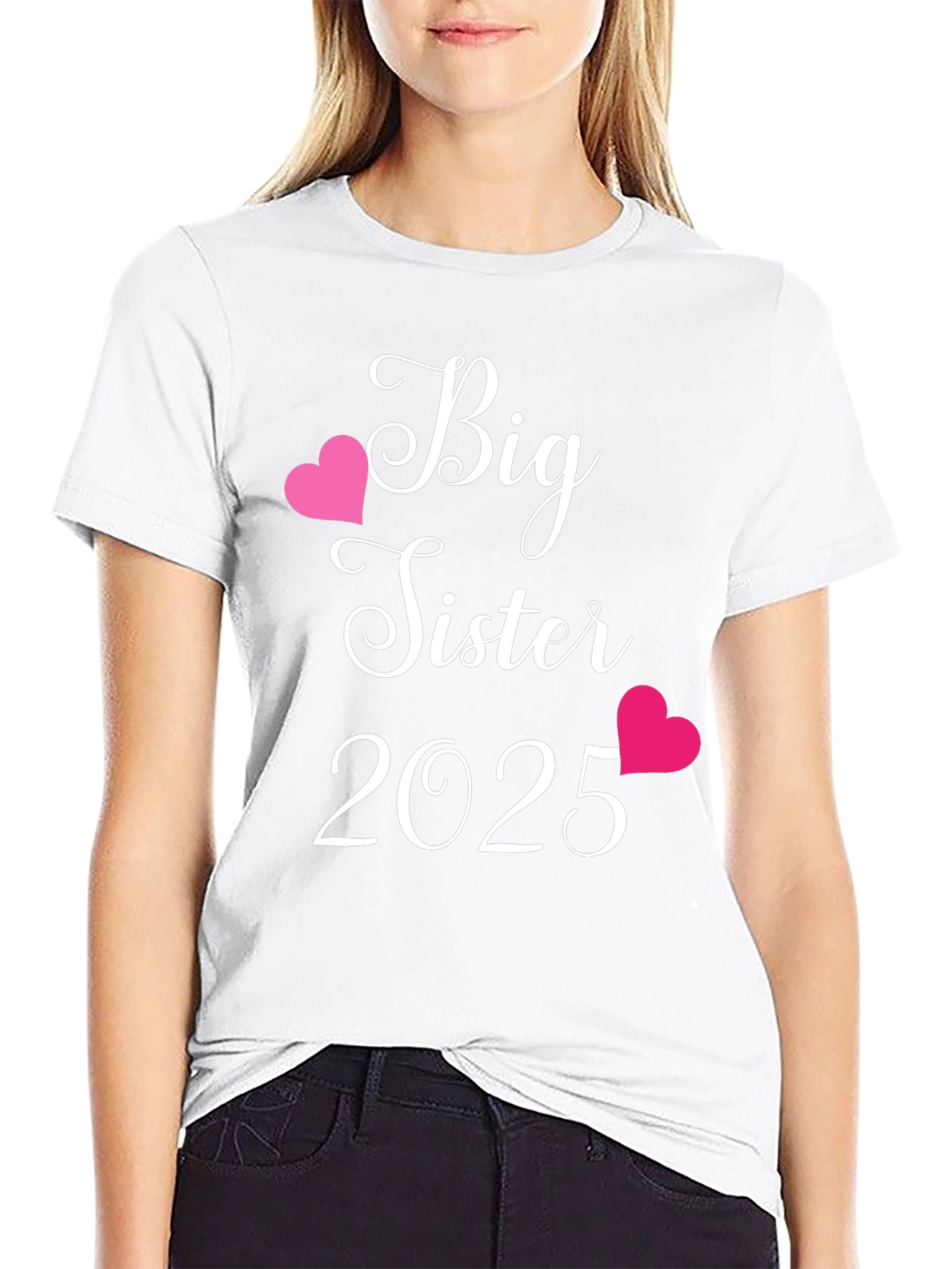 Big Sister 2025 Pregnancy Announcement T-Shirt